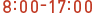 8:00-17:00